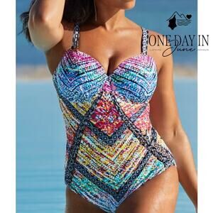 Meet.Curve Molded Cup One Piece Swimsuit Size XL